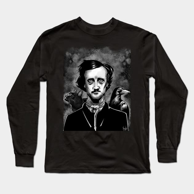 Nevermore Long Sleeve T-Shirt by Hvmbertogarza